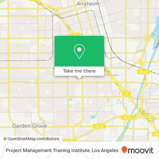 Mapa de Project Management Training Institute