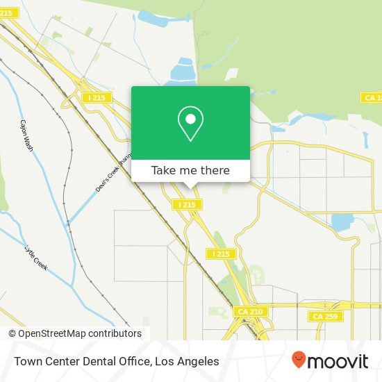 Mapa de Town Center Dental Office