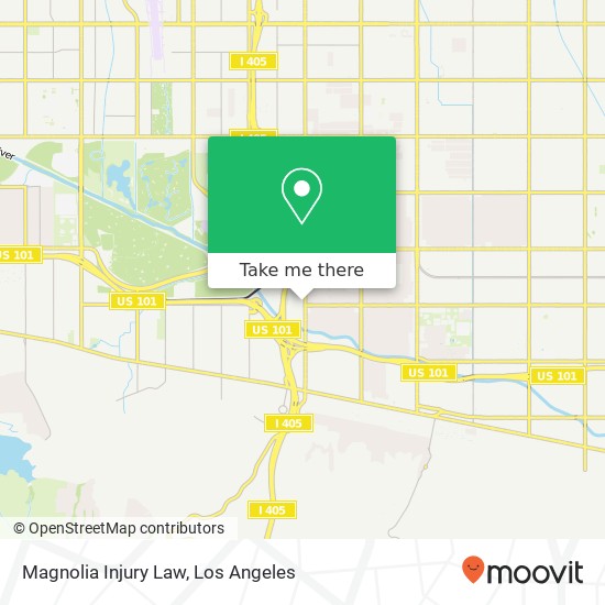 Magnolia Injury Law map