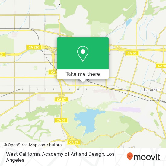 West California Academy of Art and Design map