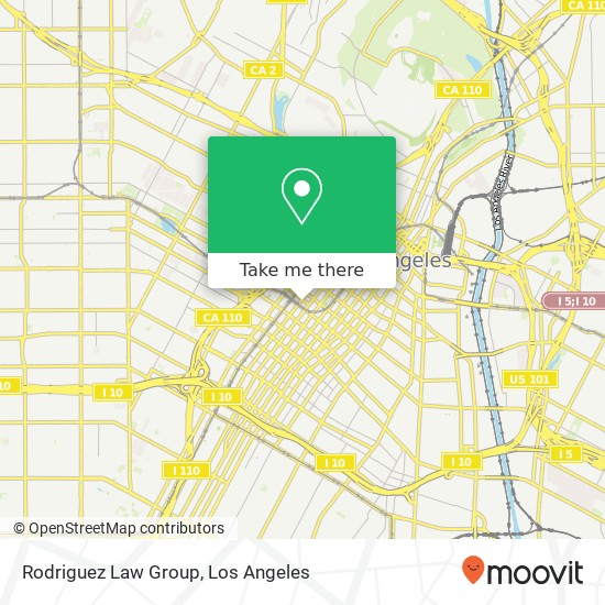 Mapa de Rodriguez Law Group