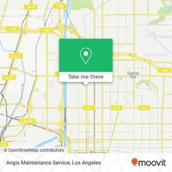 Angis Maintenance Service map