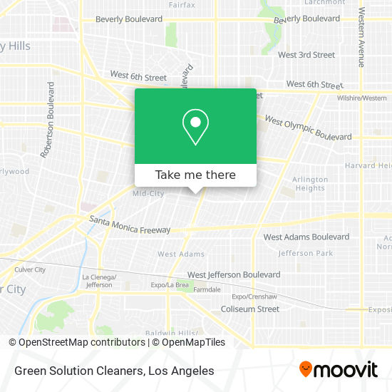 Green Solution Cleaners map