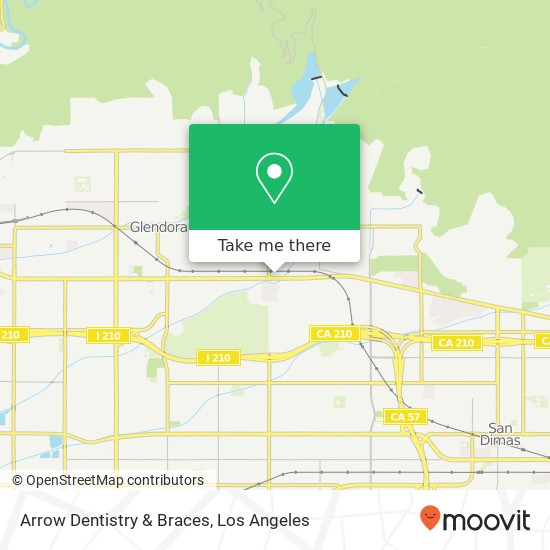 Arrow Dentistry & Braces map
