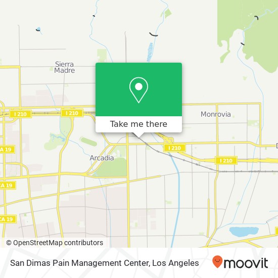 San Dimas Pain Management Center map