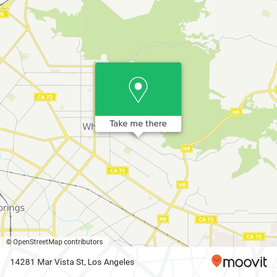 14281 Mar Vista St map