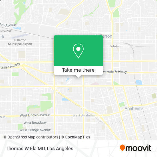 Thomas W Ela MD map