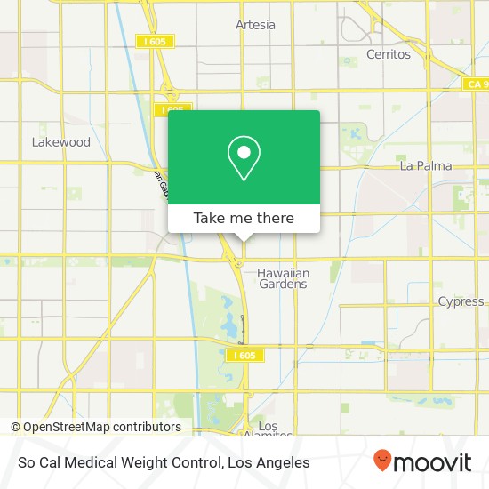 Mapa de So Cal Medical Weight Control