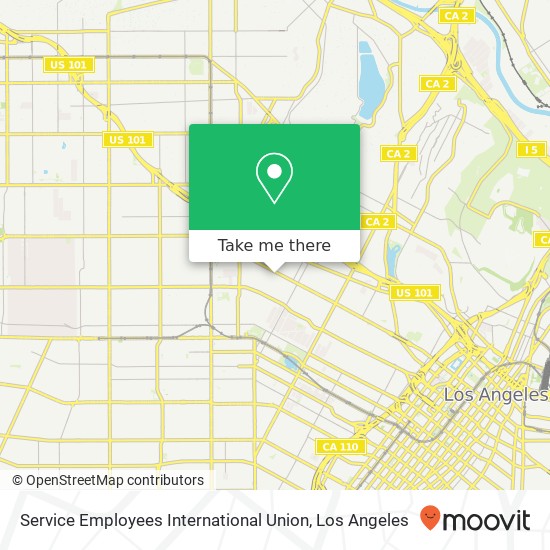 Service Employees International Union map