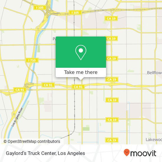 Gaylord's Truck Center map