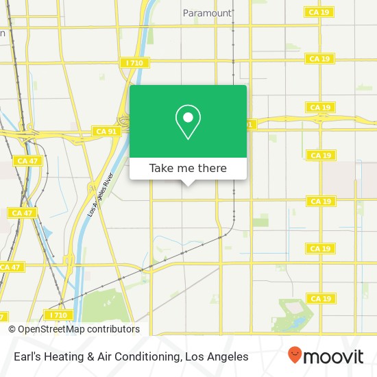 Earl's Heating & Air Conditioning map