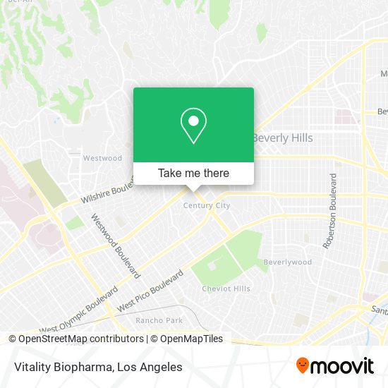 Mapa de Vitality Biopharma