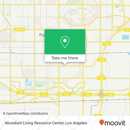Abundant Living Resource Center map