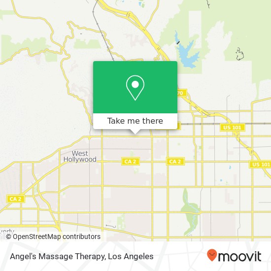 Angel's Massage Therapy map