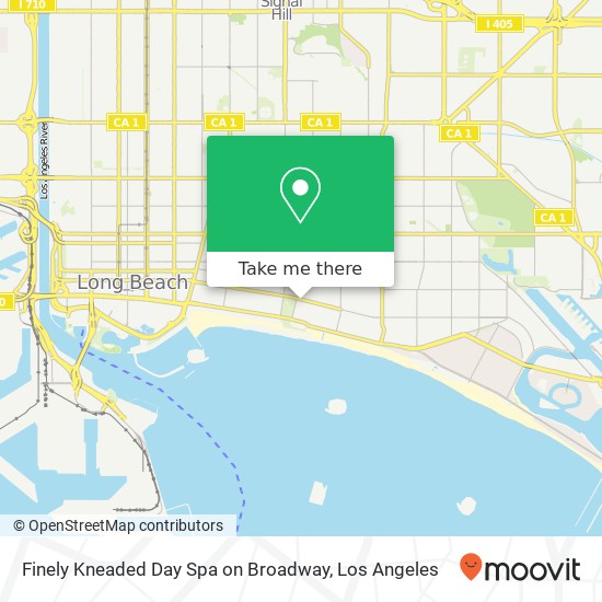 Finely Kneaded Day Spa on Broadway map