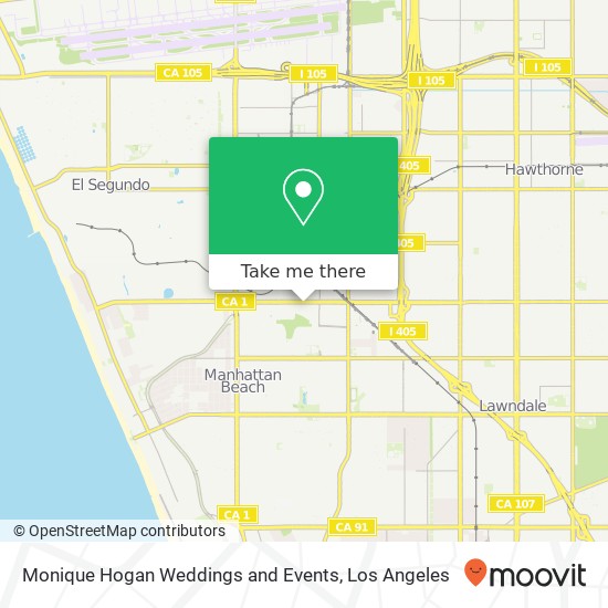 Mapa de Monique Hogan Weddings and Events