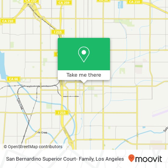 San Bernardino Superior Court- Family map