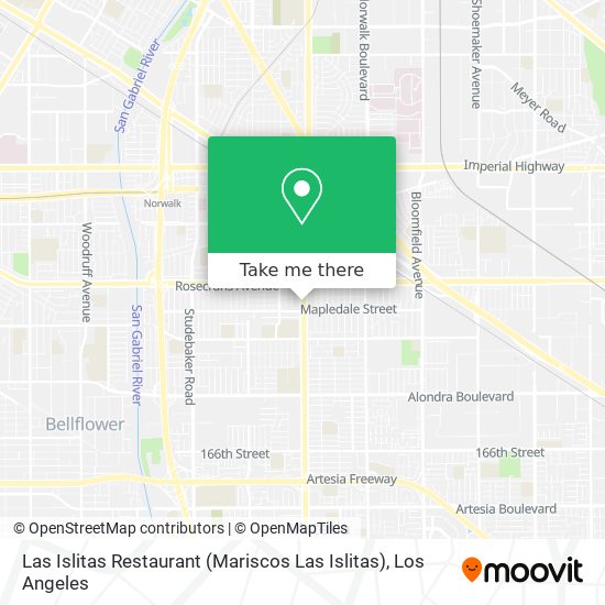 Mapa de Las Islitas Restaurant (Mariscos Las Islitas)