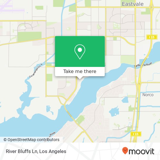 Mapa de River Bluffs Ln