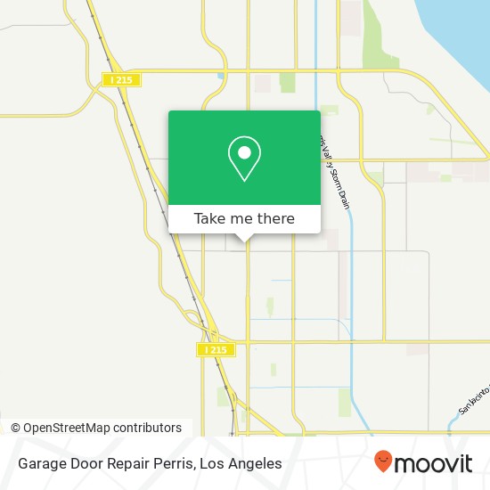 Mapa de Garage Door Repair Perris