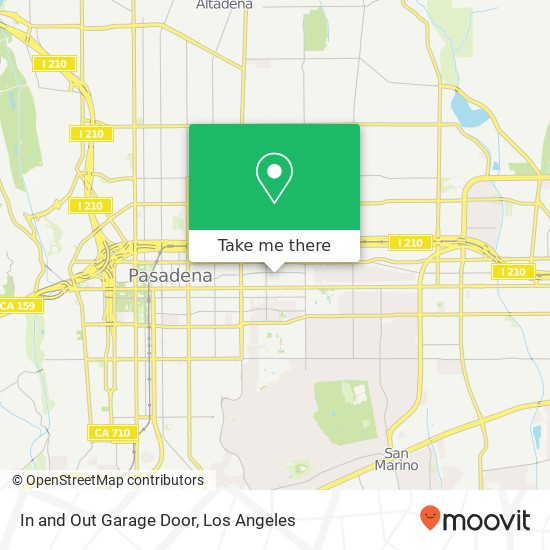 In and Out Garage Door map