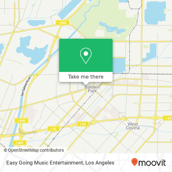 Mapa de Easy Going Music Entertainment