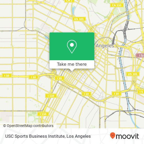 USC Sports Business Institute map
