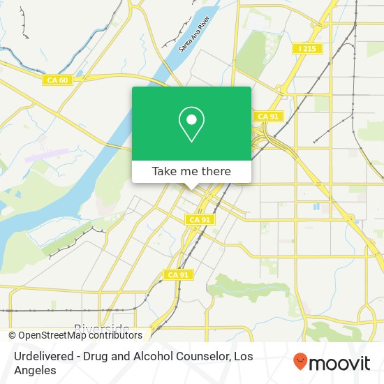 Mapa de Urdelivered - Drug and Alcohol Counselor