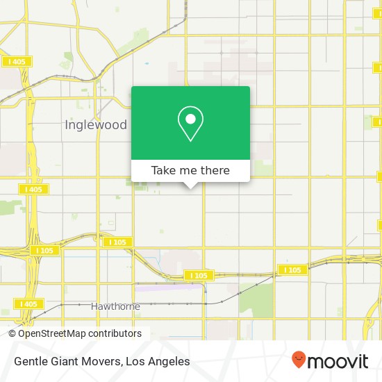 Mapa de Gentle Giant Movers