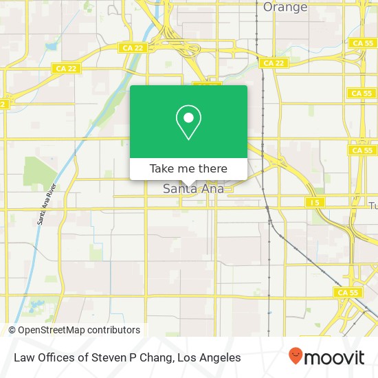 Law Offices of Steven P Chang map