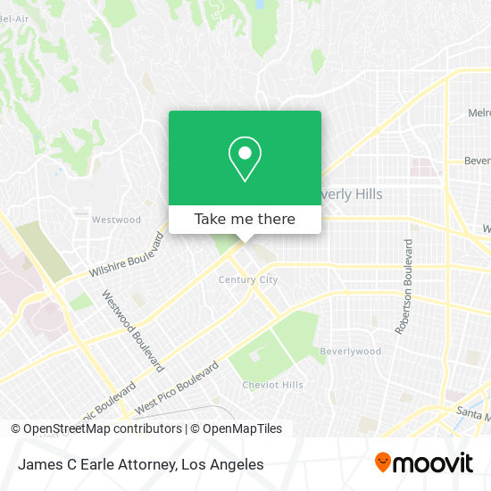 James C Earle Attorney map