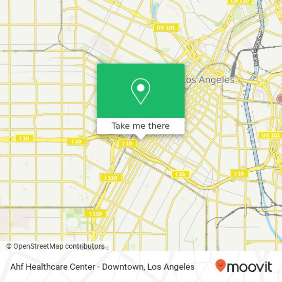 Ahf Healthcare Center - Downtown map