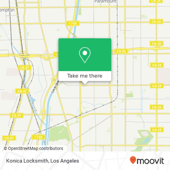 Konica Locksmith map