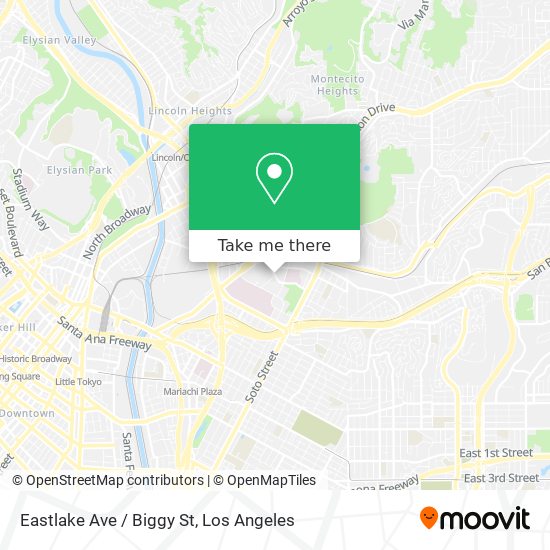Mapa de Eastlake Ave / Biggy St