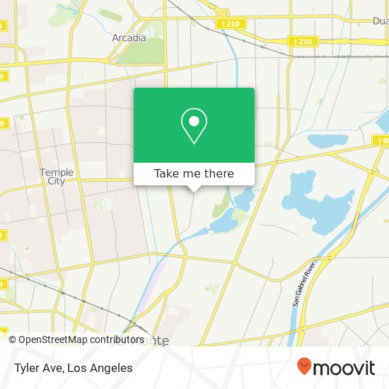 Tyler Ave map
