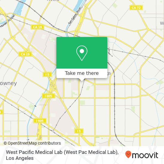 West Pacific Medical Lab map