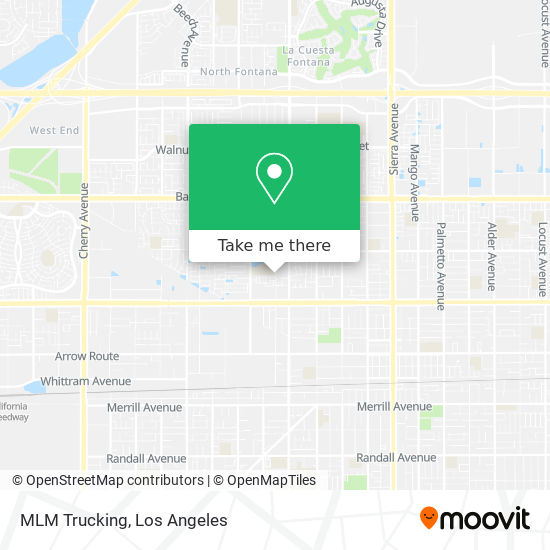 MLM Trucking map
