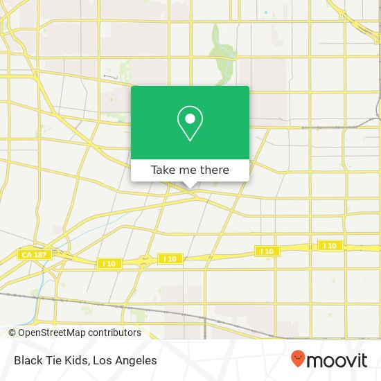 Black Tie Kids map