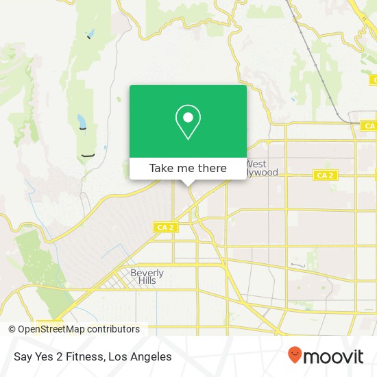 Say Yes 2 Fitness map