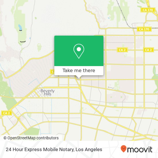 24 Hour Express Mobile Notary map