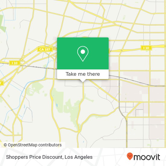 Mapa de Shoppers Price Discount