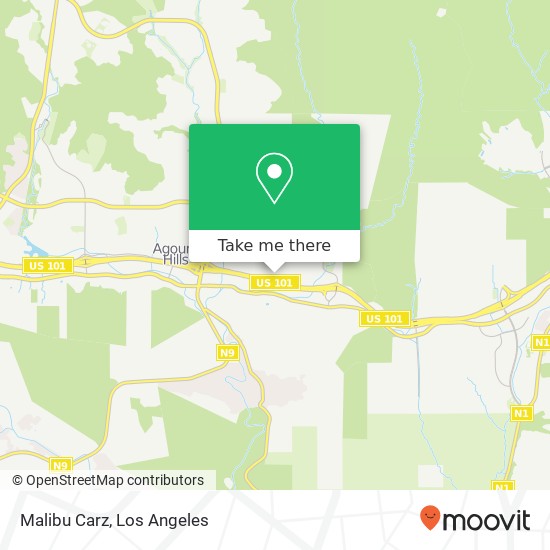 Malibu Carz map