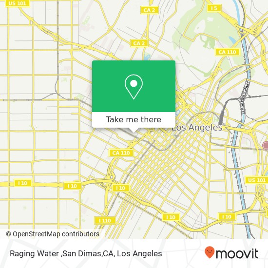 Raging Water ,San Dimas,CA map