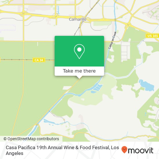 Casa Pacifica 19th Annual Wine & Food Festival map