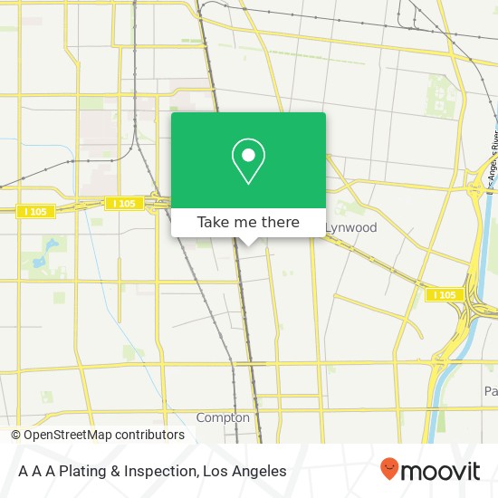 Mapa de A A A Plating & Inspection