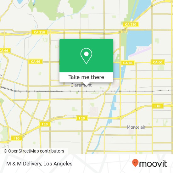 M & M Delivery map