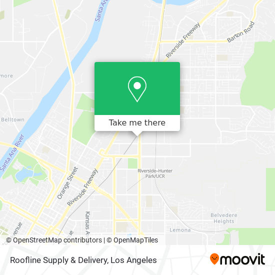 Roofline Supply & Delivery map