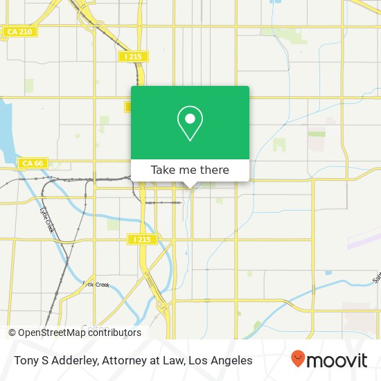 Mapa de Tony S Adderley, Attorney at Law