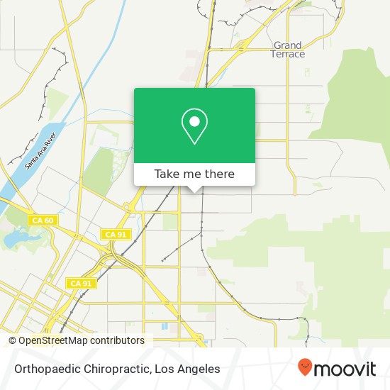 Orthopaedic Chiropractic map