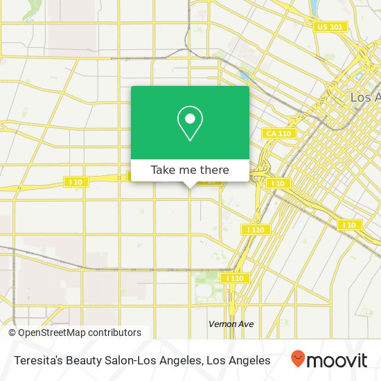 Teresita's Beauty Salon-Los Angeles map